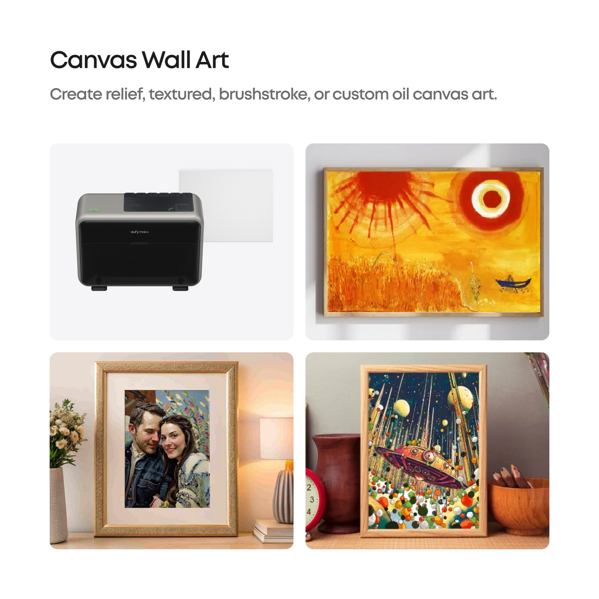 Obrazy ścienne na płótnie eufyMake do drukarki UV E1 (8 szt.)