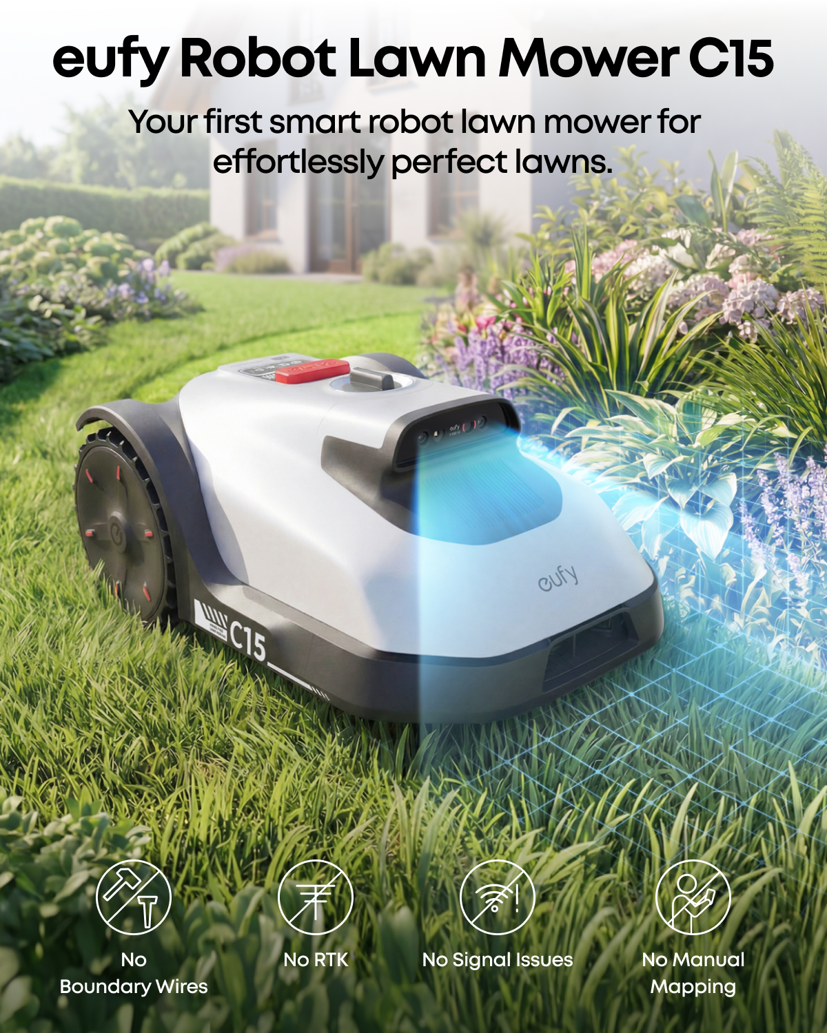 eufy Robot Lawn Mower C15 (Without Garage)