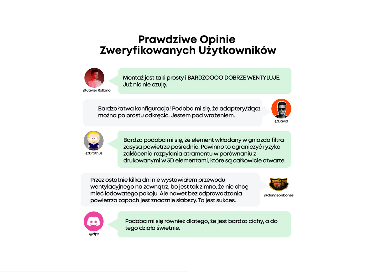 Wentylator wyciągowy eufyMake
