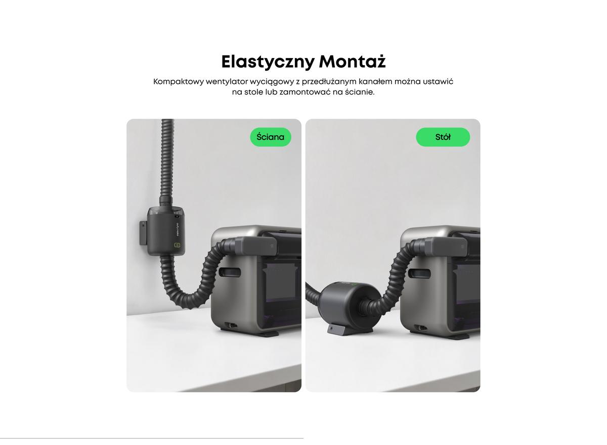 Wentylator wyciągowy eufyMake