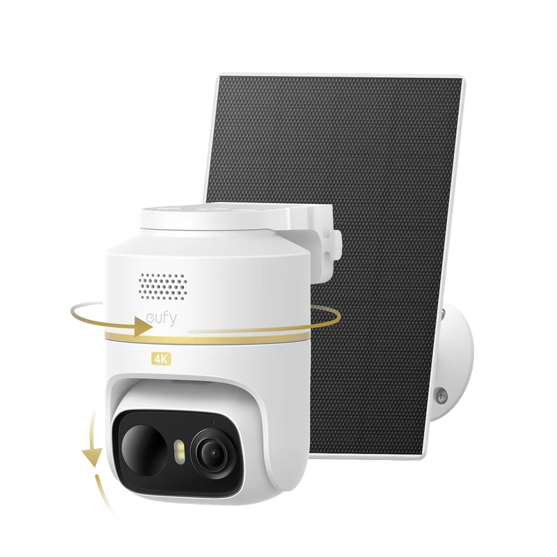 eufyCam C37 4K Smart Security Camera CCTV with Solar Panel